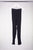 Schmale Hose mit elastischem Bund aus gecrashtem schwarzen Seidenstretch. KAYIKO Pure Black Kollektion – handgefertigte Avantgarde Designer Mode aus Wien | Skinny pants with elastic waistband made of crashed black stretch silk. KAYIKO Pure Black Collection - buy handmade avant-garde designer fashion from Vienna